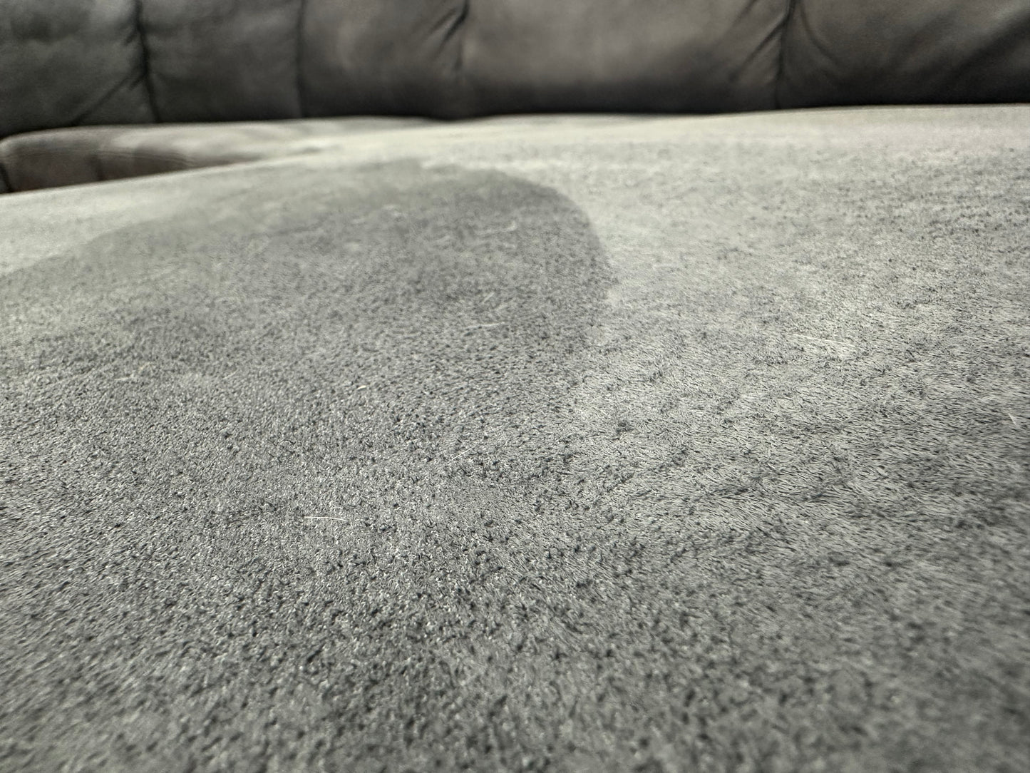 Antraciet Suède Stoffen U Bank ~ Vaste Kussens