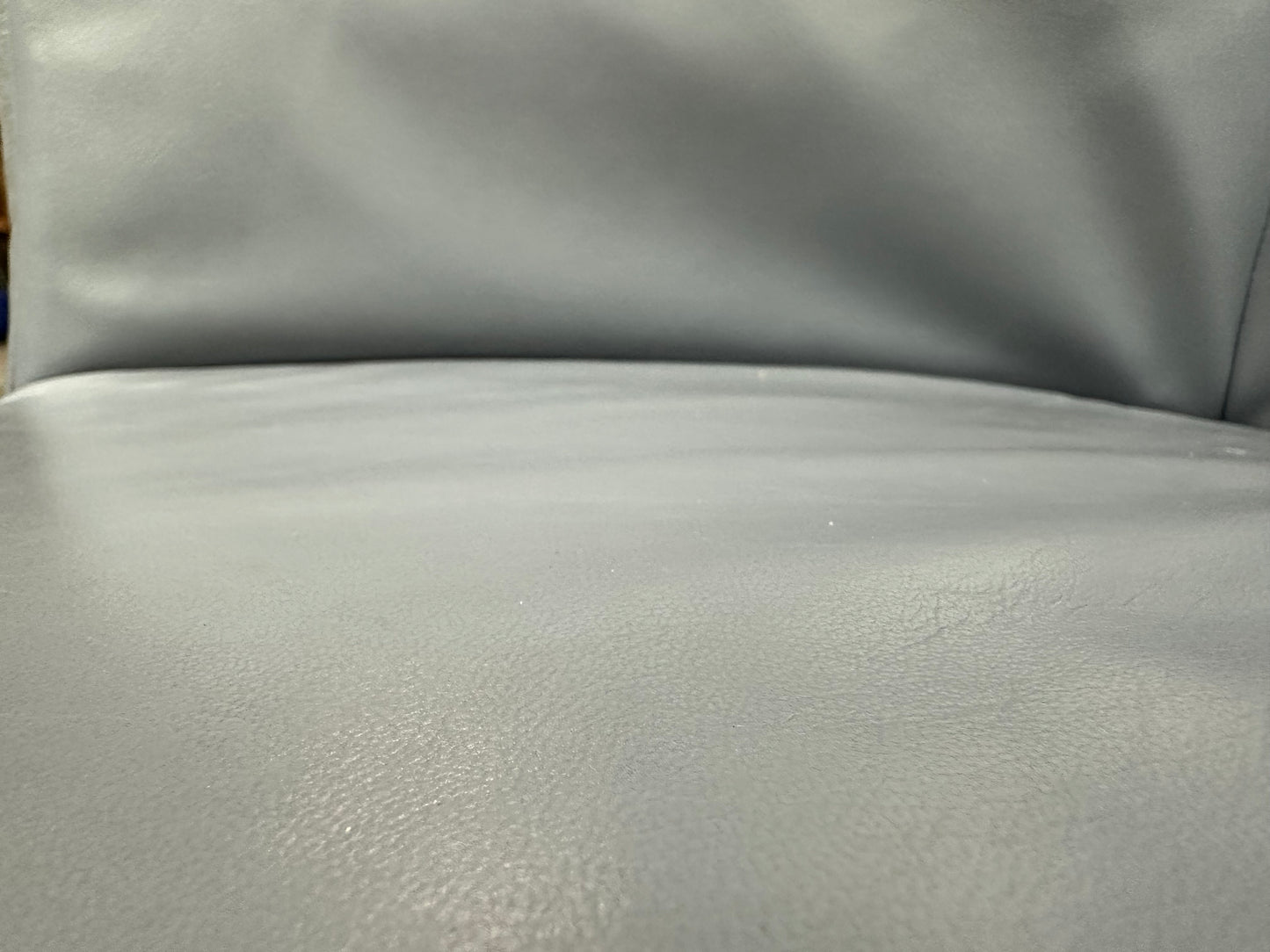 Grijze Echt Lederen Stoelen Set