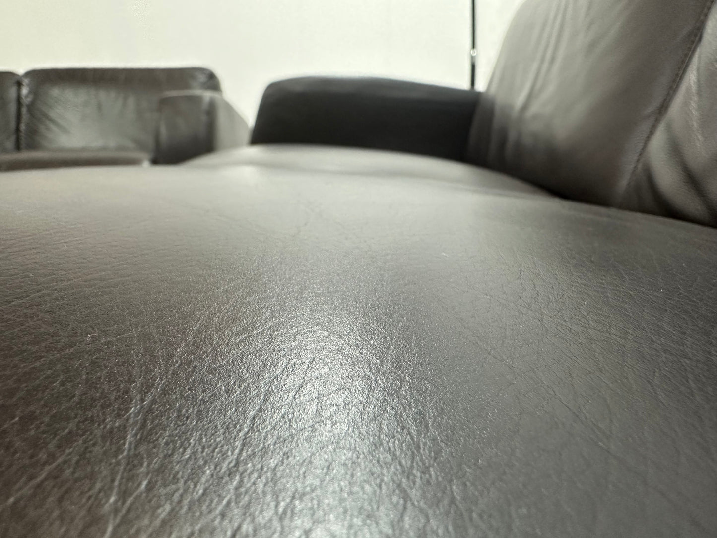 Bruine Echt Lederen Banken Set ~ Vaste Kussens