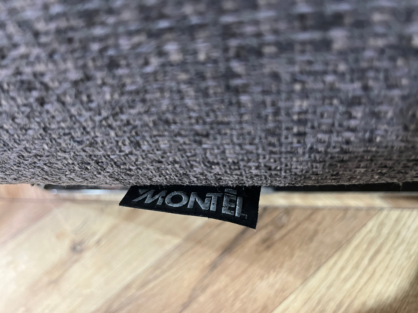 Grijze Montèl Hoekbank Inc. hocker