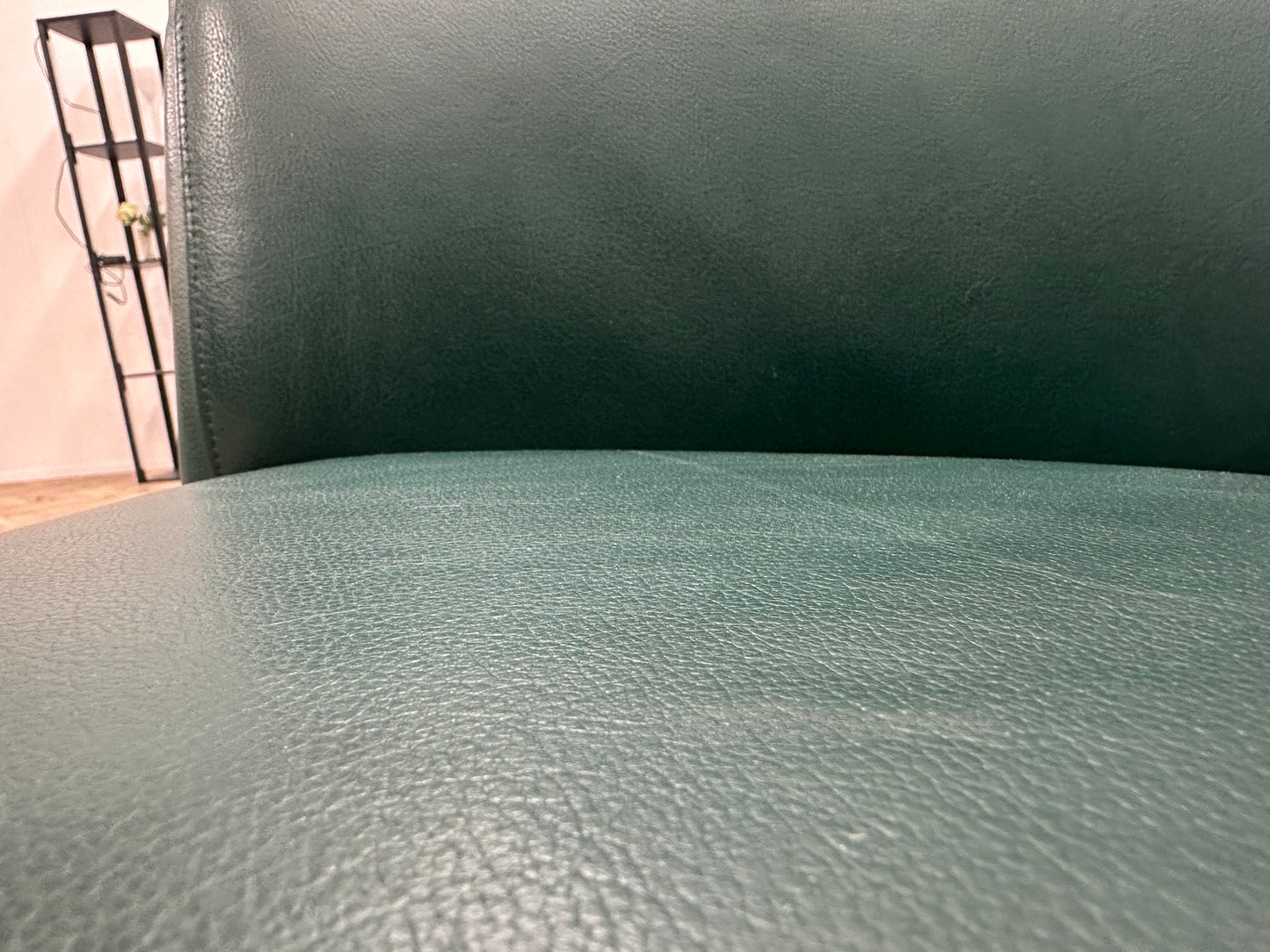 Groene Echt Lederen Stoelen Set