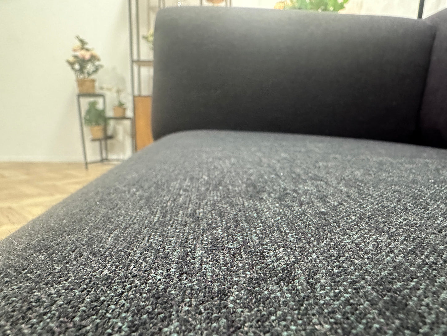 Zwarte 2.5 Zits Bank ~ Vaste Kussens