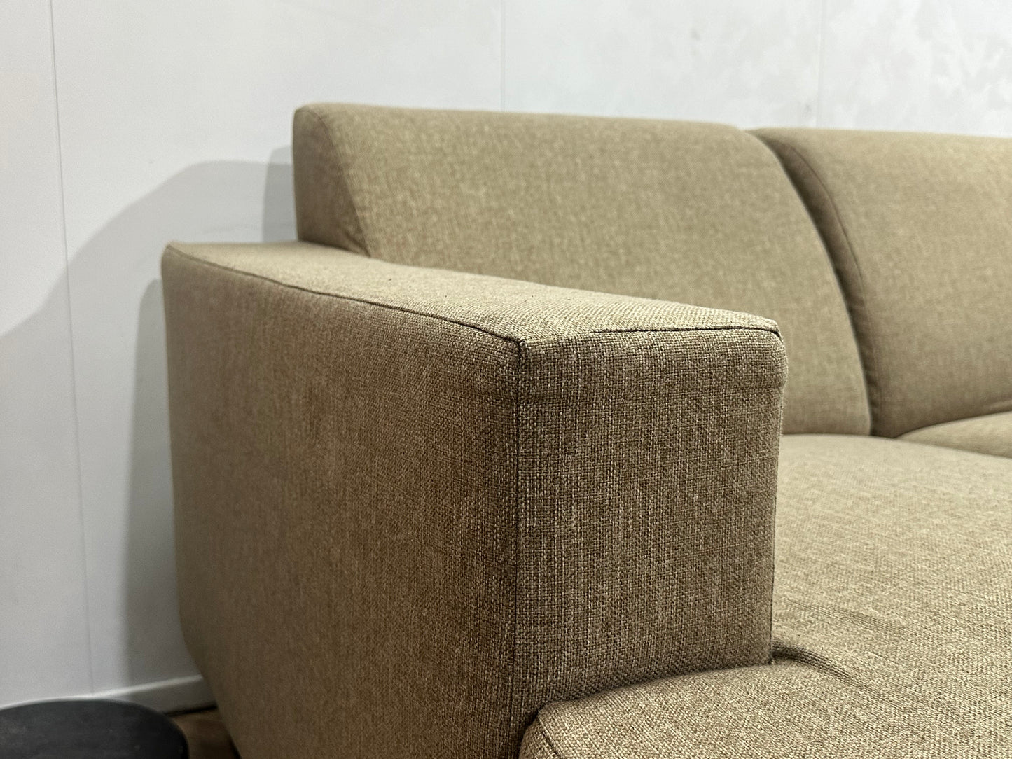Beige U Bank ~ Vaste Kussens