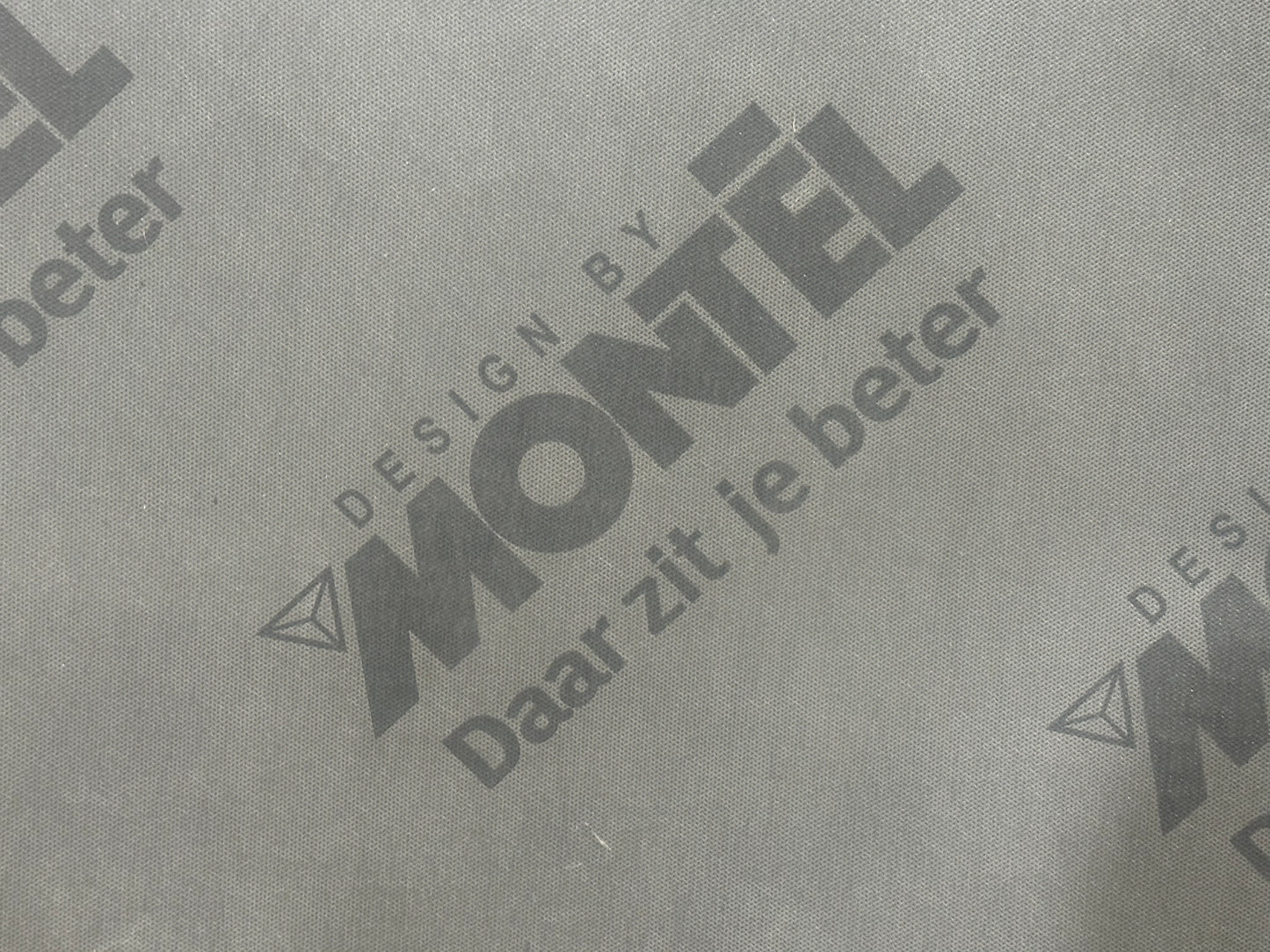 Montèl Antraciet Echt Lederen 2.5-Zits Bank Inc Hocker ~ Geïmpregneerd