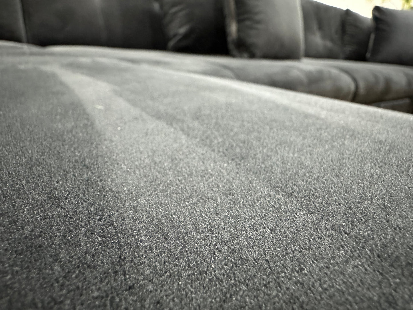 !Showroommodel! Zwarte Velvet U Bank