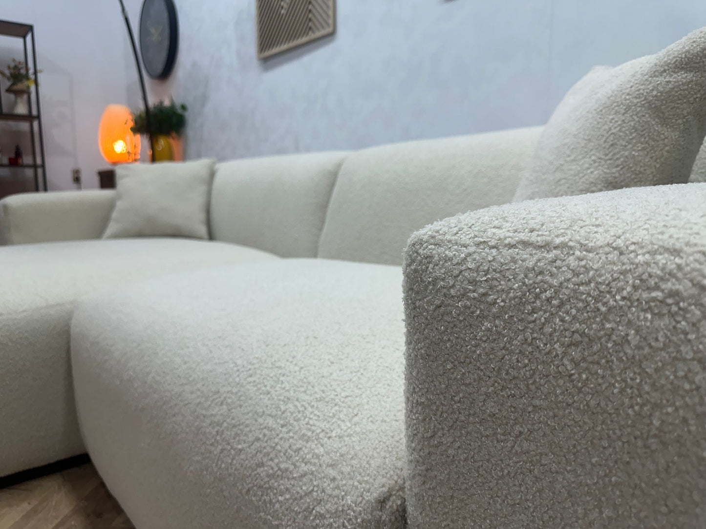 Hoekbank Den Haag Bouclé