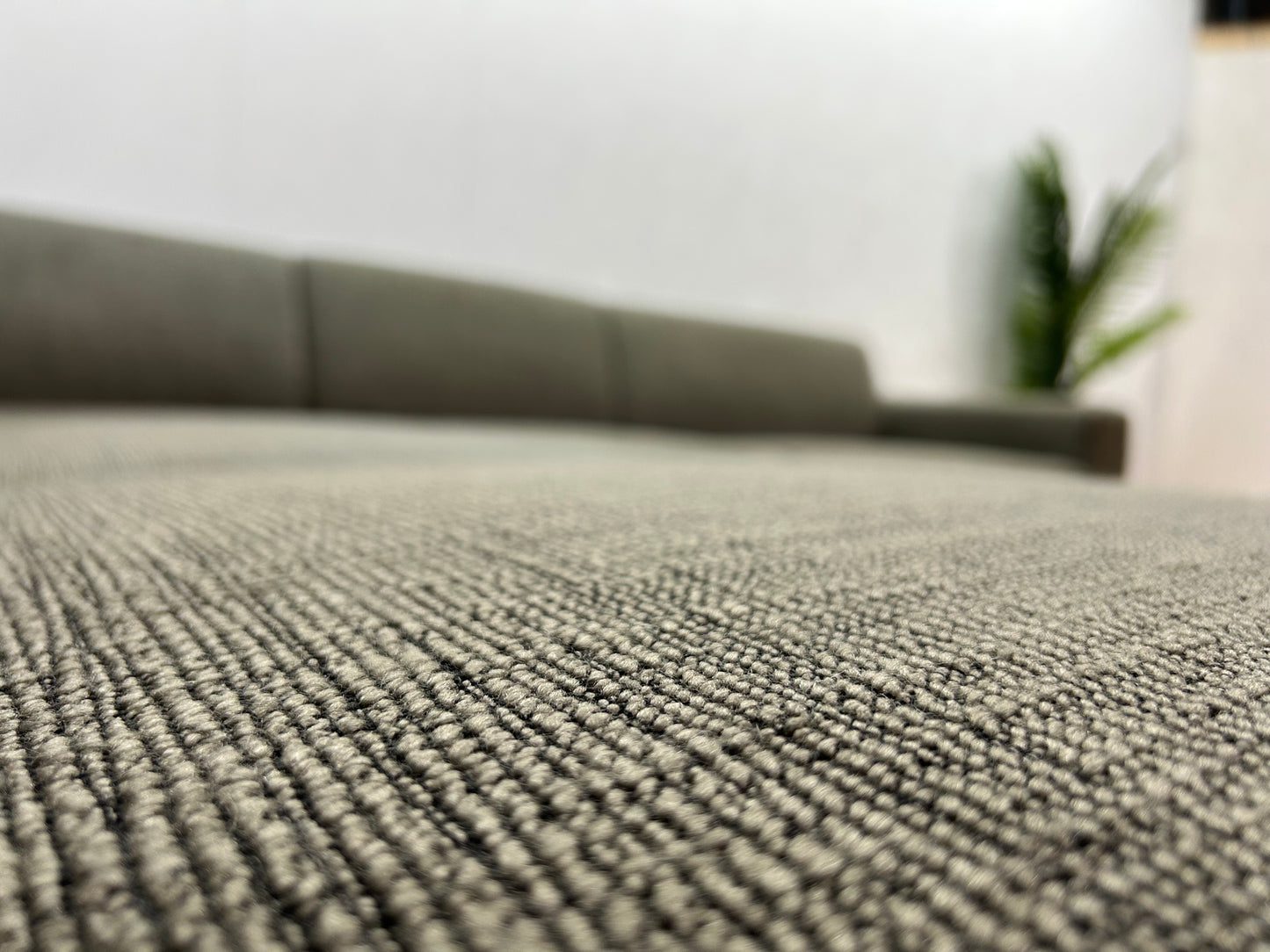Taupe Hoekbank ~ Incl Hocker