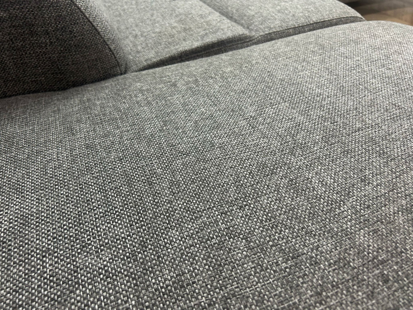 H&H Grijze Hoekbank ~ Uitschuifbare Zittingen ~ Nieuwstaat