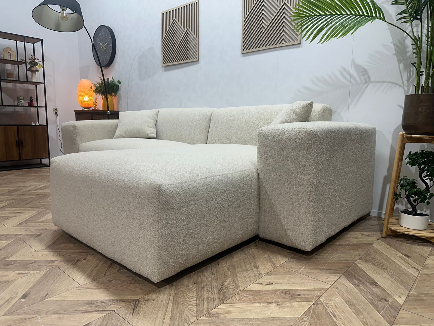 Hoekbank Den Haag Bouclé