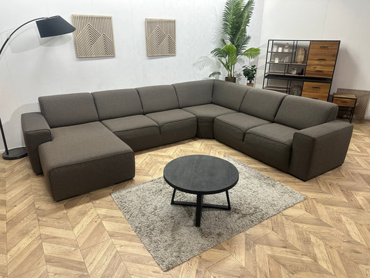 Taupe U Bank ~ Vaste Kussens