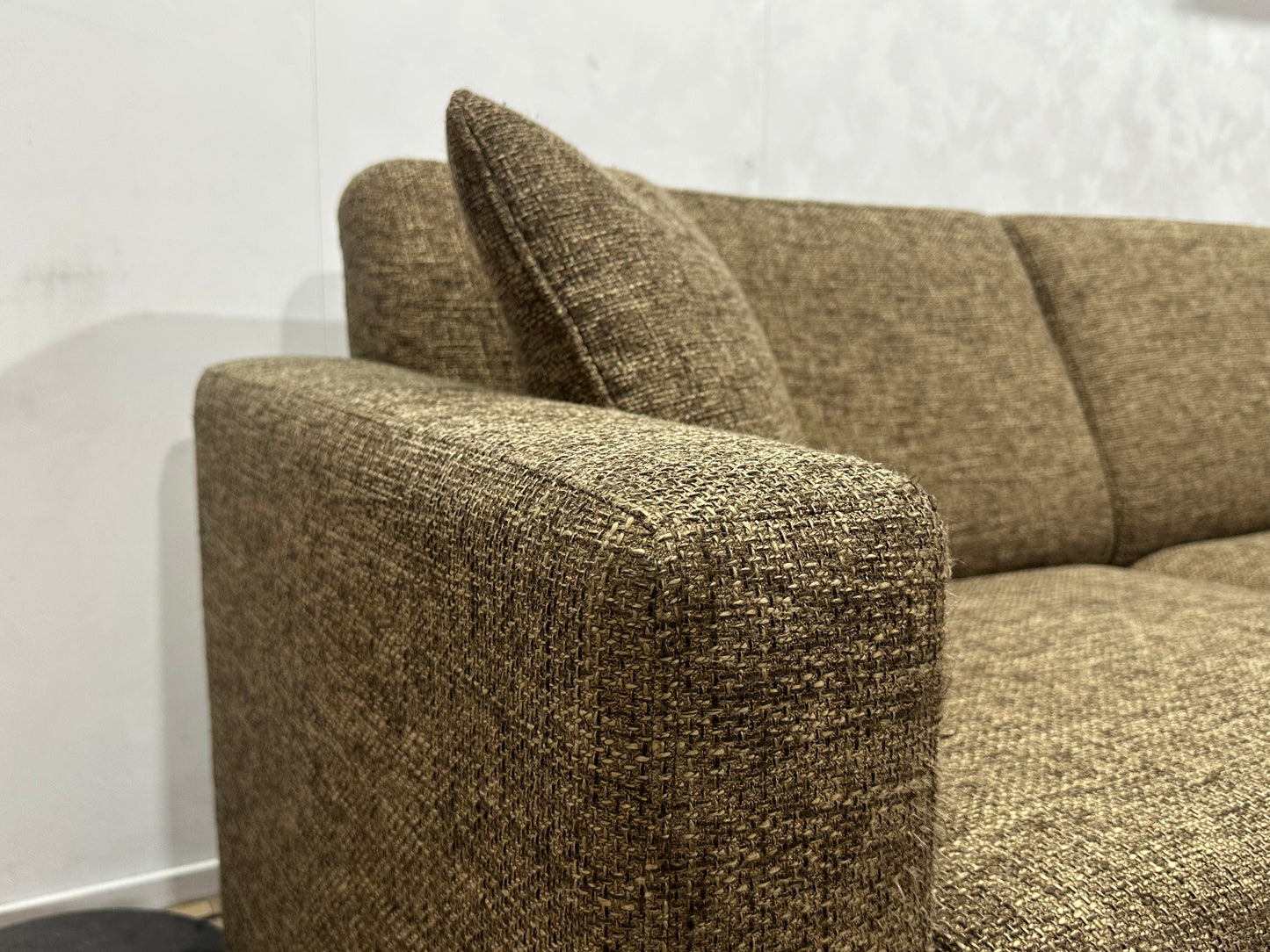 Bruine Ruime Hoekbank Inc Fauteuil ~ Meerdere Opstellingen