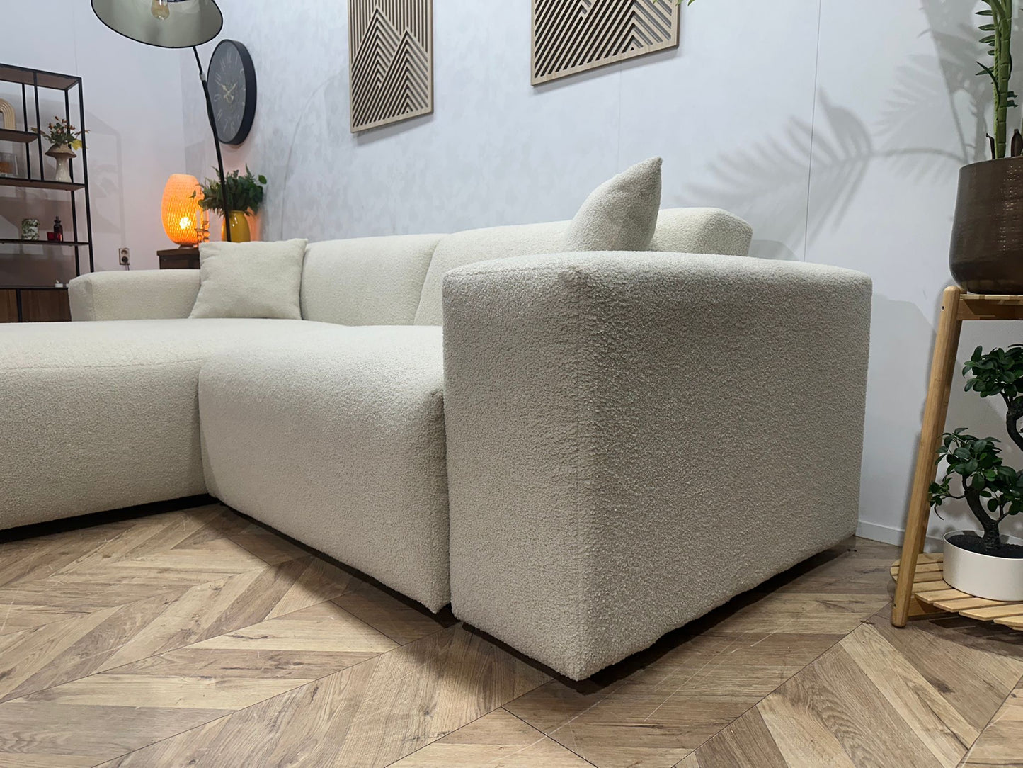 Hoekbank Den Haag Bouclé