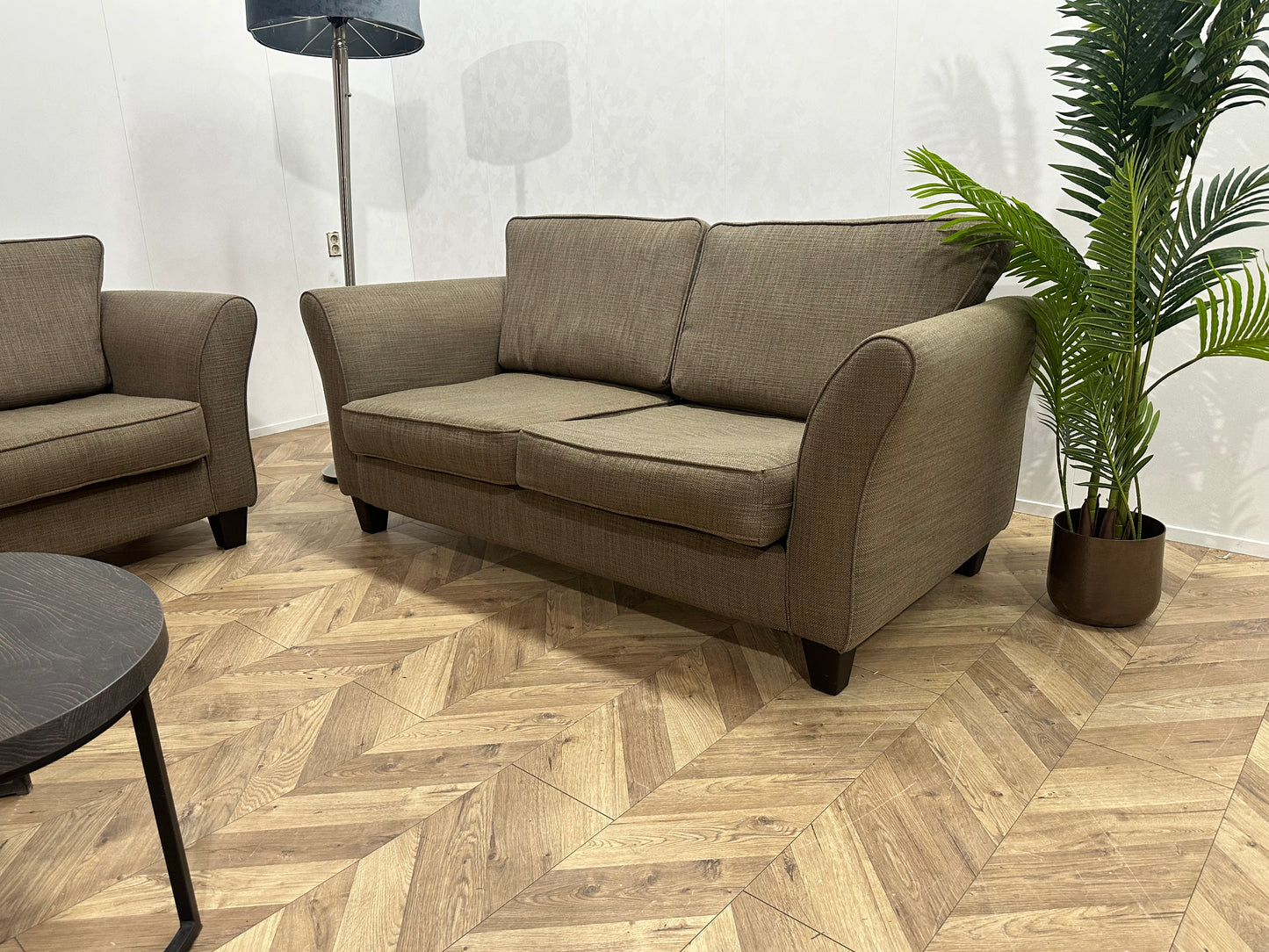 Licht Bruine Banken Set ~ Losse Kussens Met Afneembare Hoezen