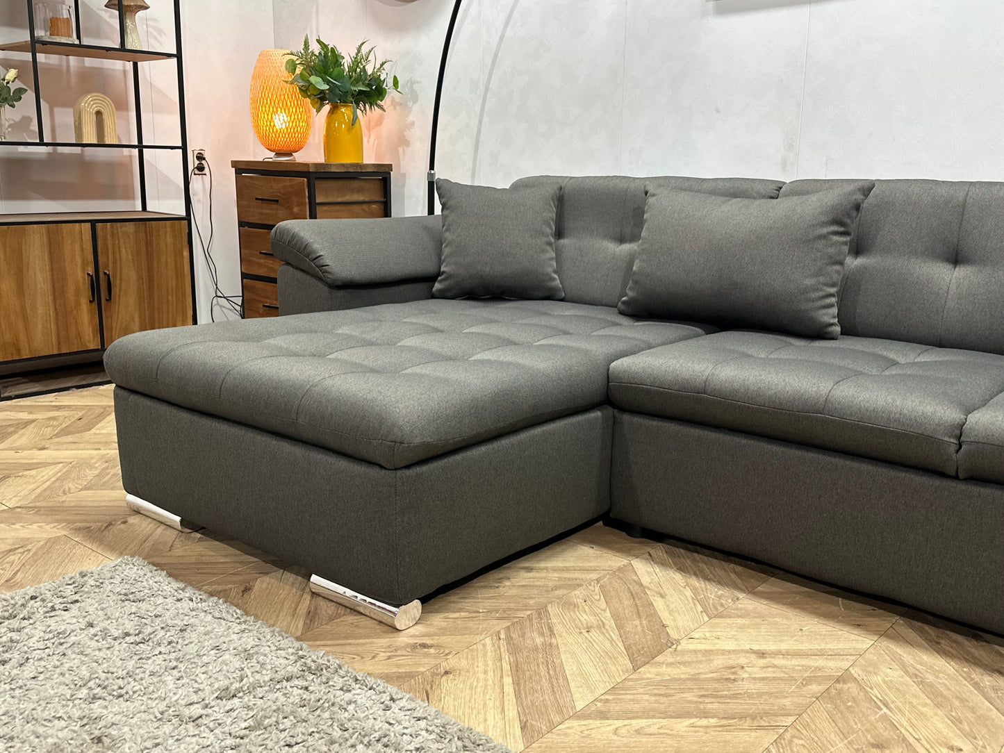 !Showroommodel! Antraciet U Bank