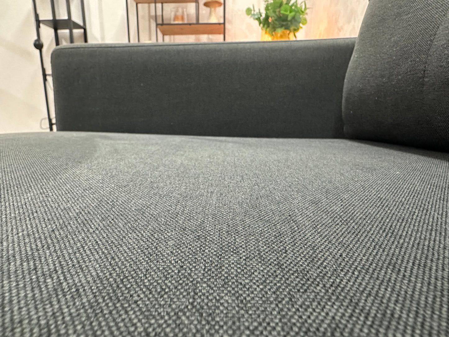 Antraciet 2.5-Zits Bank ~ Losse Kussens Met Afneembare Hoezen