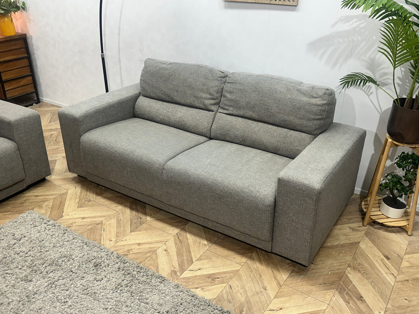 Grijze Banken Set ~ Vaste Kussens