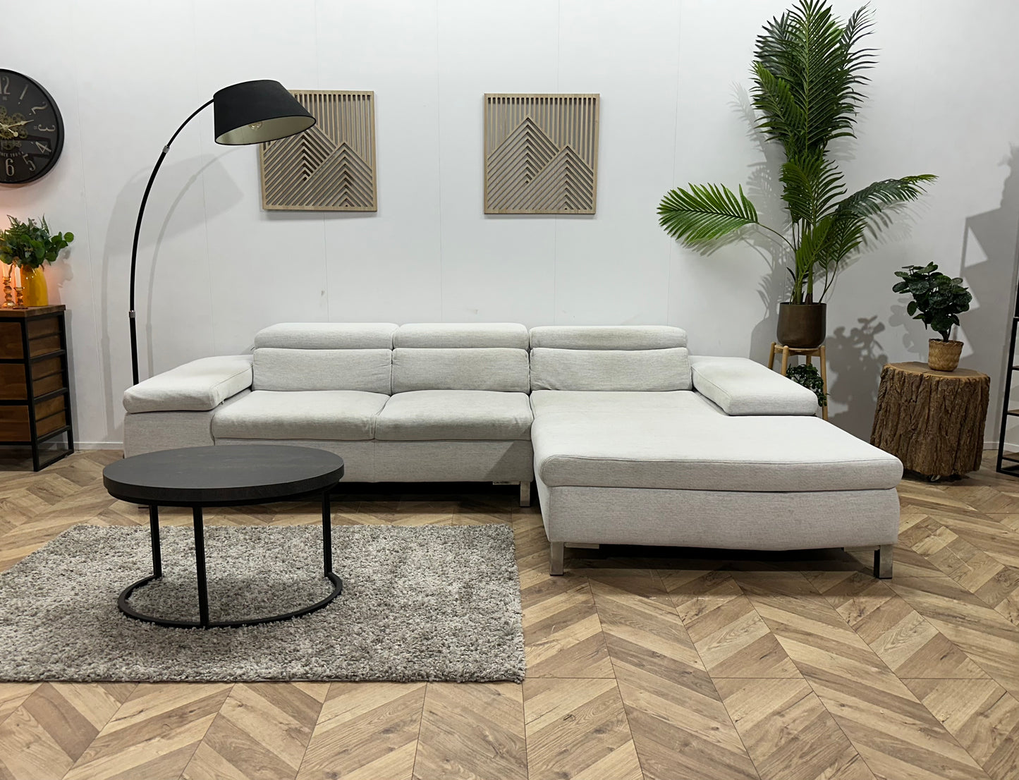 Licht Grijze Hoekbank ~ Inruilvoordeel