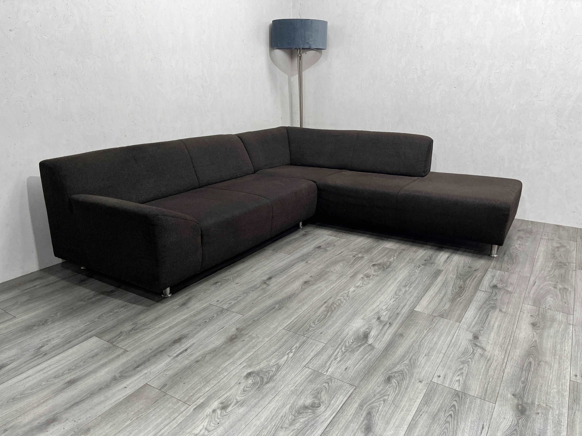 Donker Bruine Topform Hoekbank