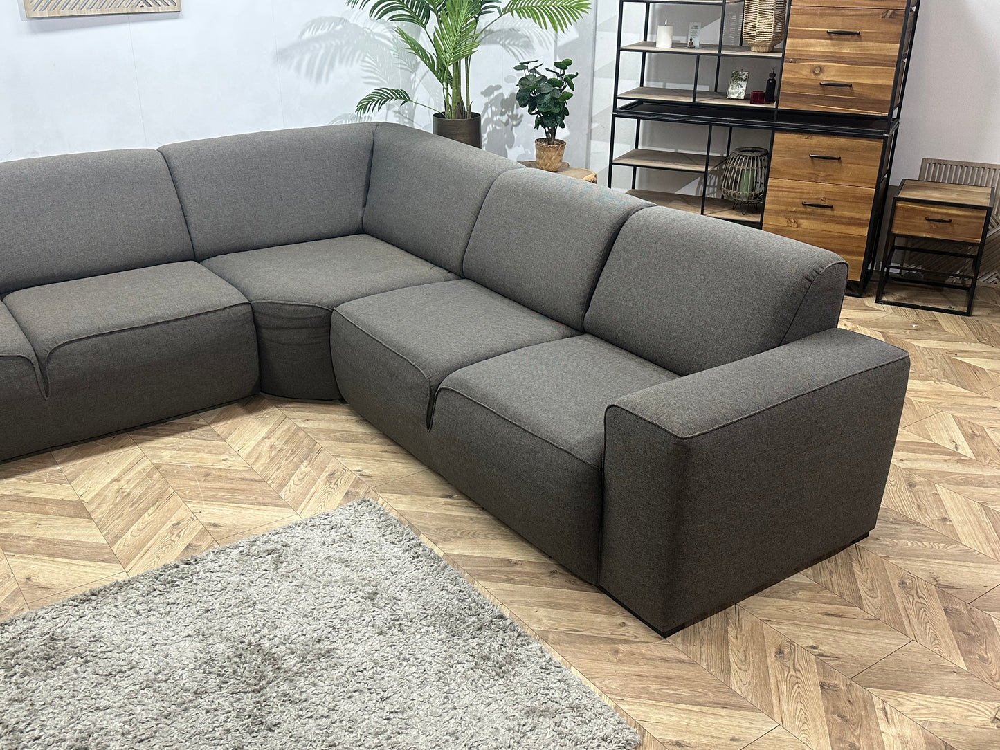 Taupe U Bank ~ Vaste Kussens