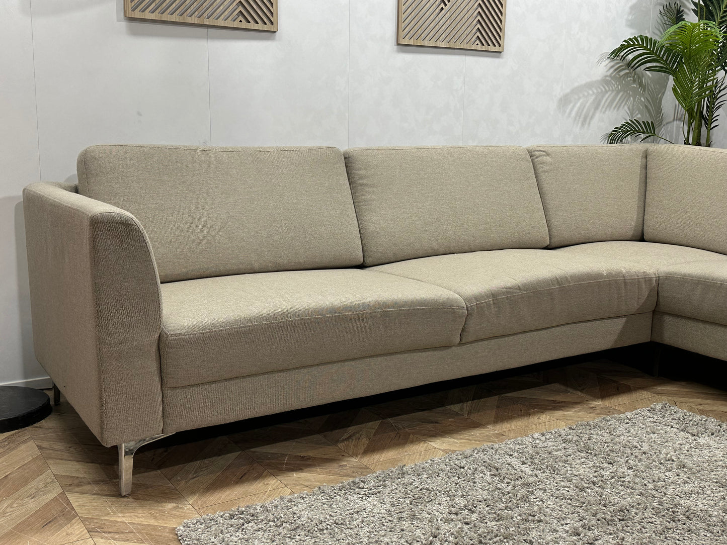Beige Hoekbank ~ Inruivoordeel