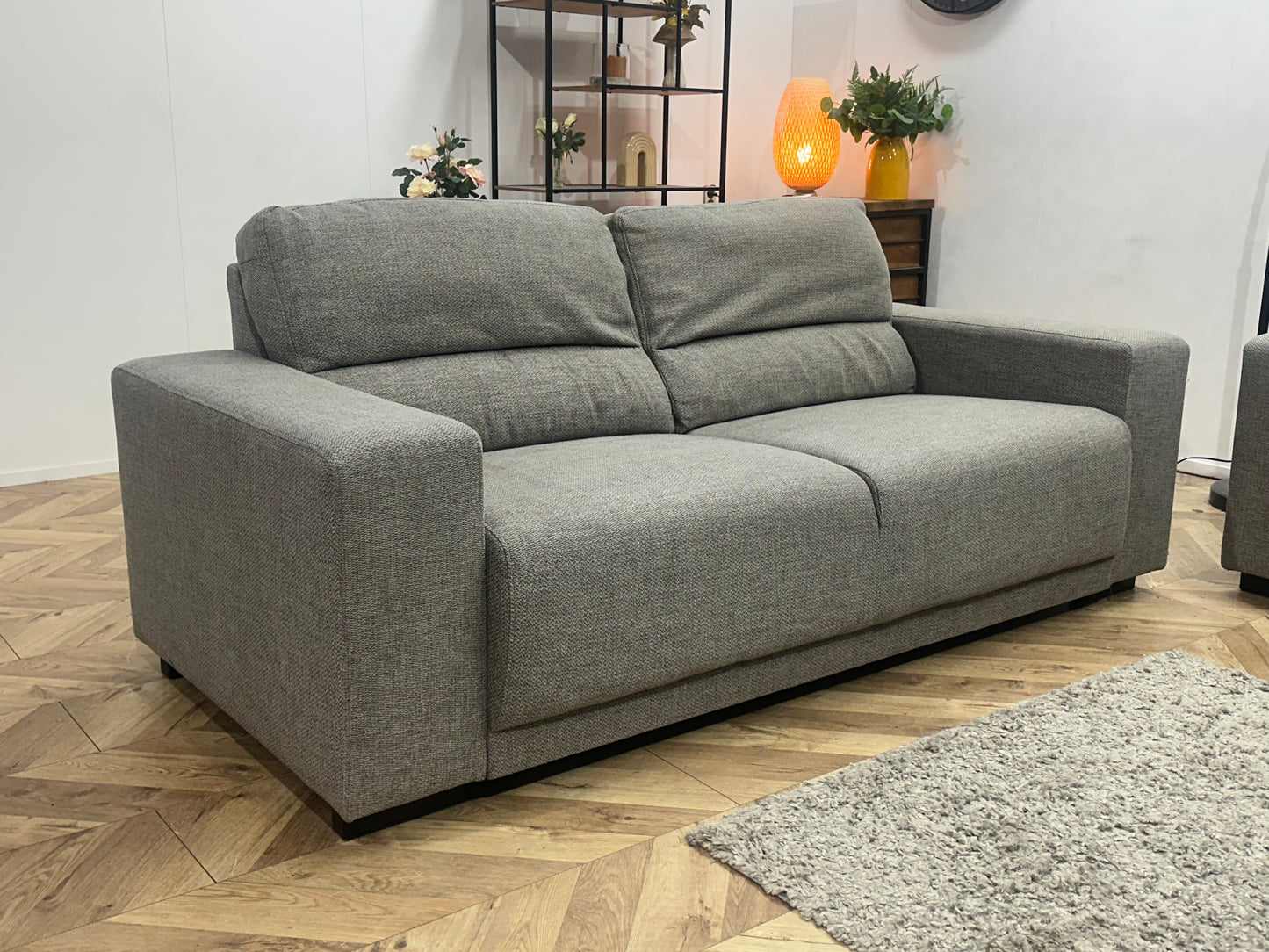 Grijze Banken Set ~ Vaste Kussens