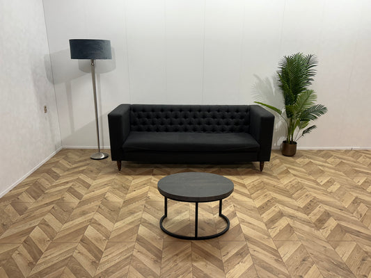 Antraciet 2,5-Zits Bank ~ Losse Kussens Met Afneembare Hoezen