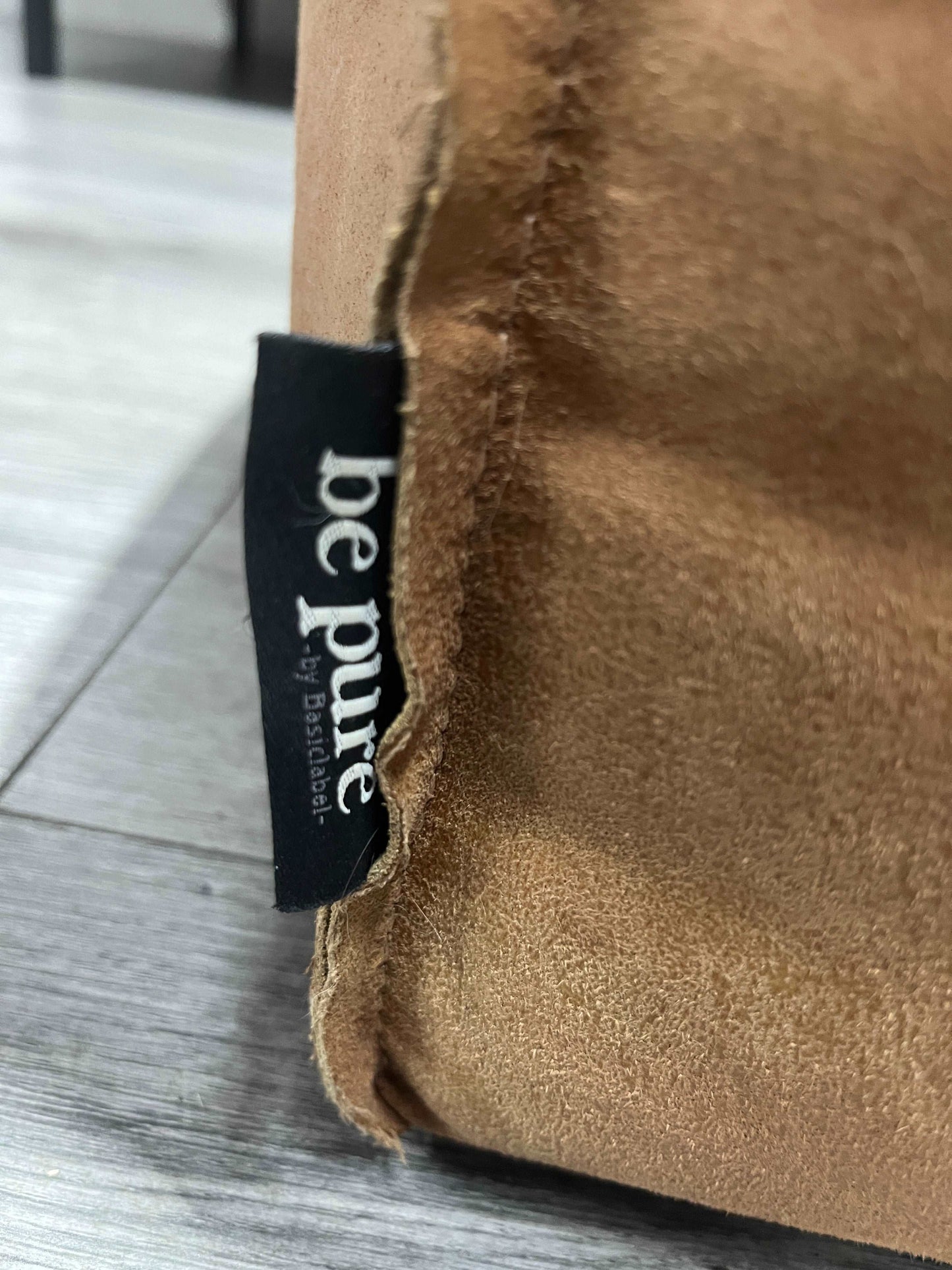 Be Pure Cognac Bruine 3 Zitter Inc. Hocker