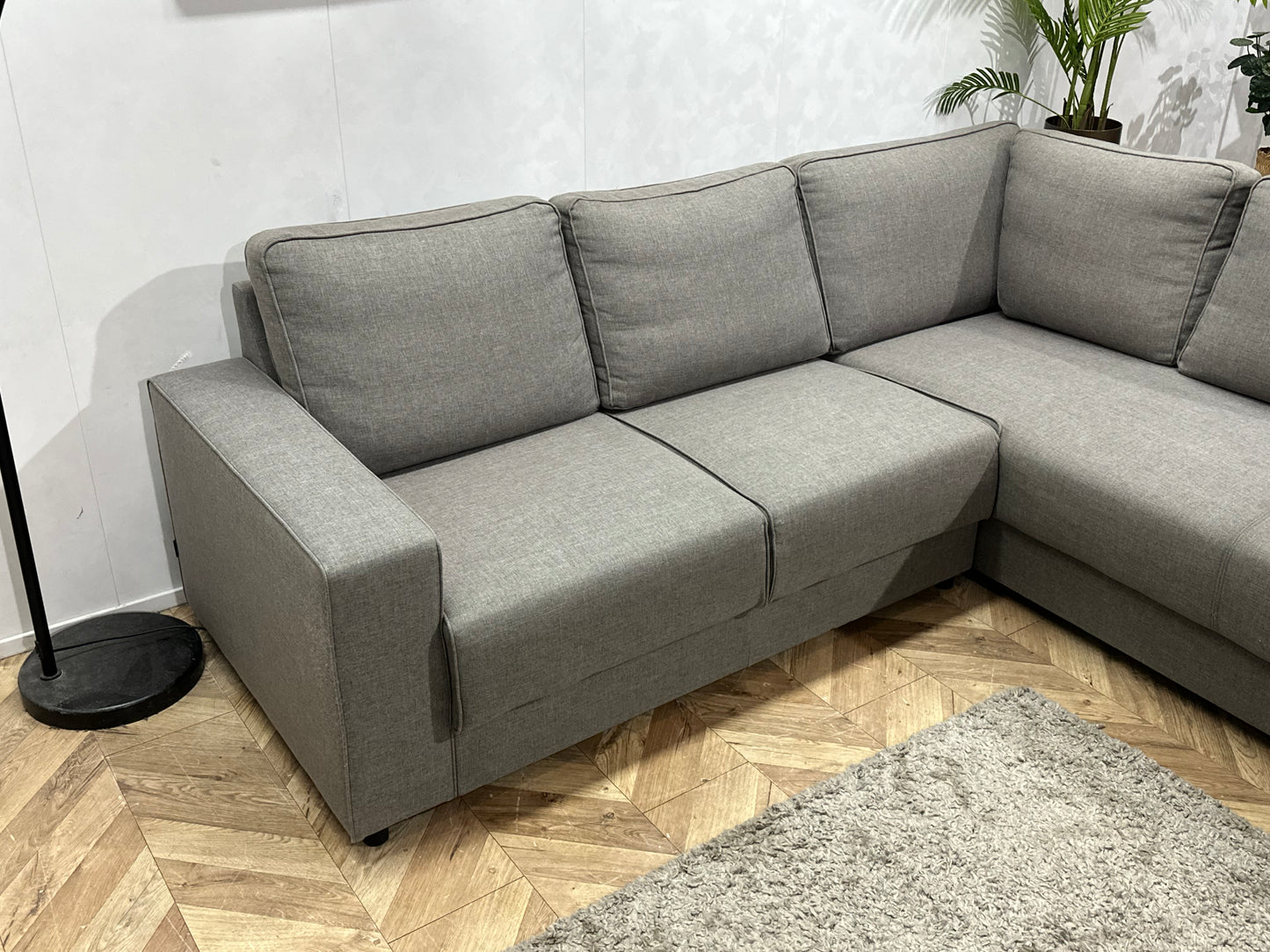 Woood Grijze Hoekbank ~ Inruilvoordeel