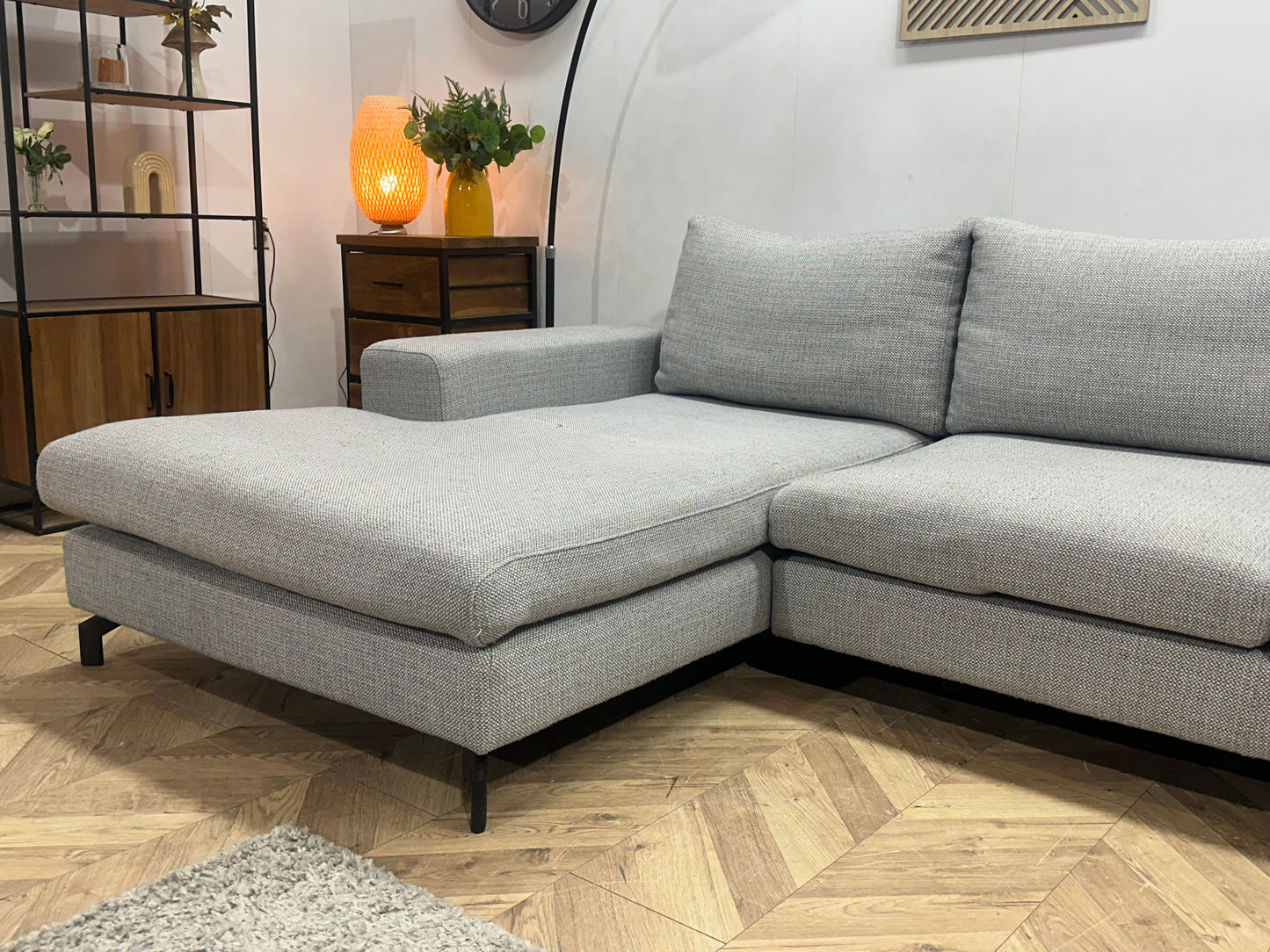 Licht Grijze U Bank ~ Losse Kussens Met Afneembare Hoezen