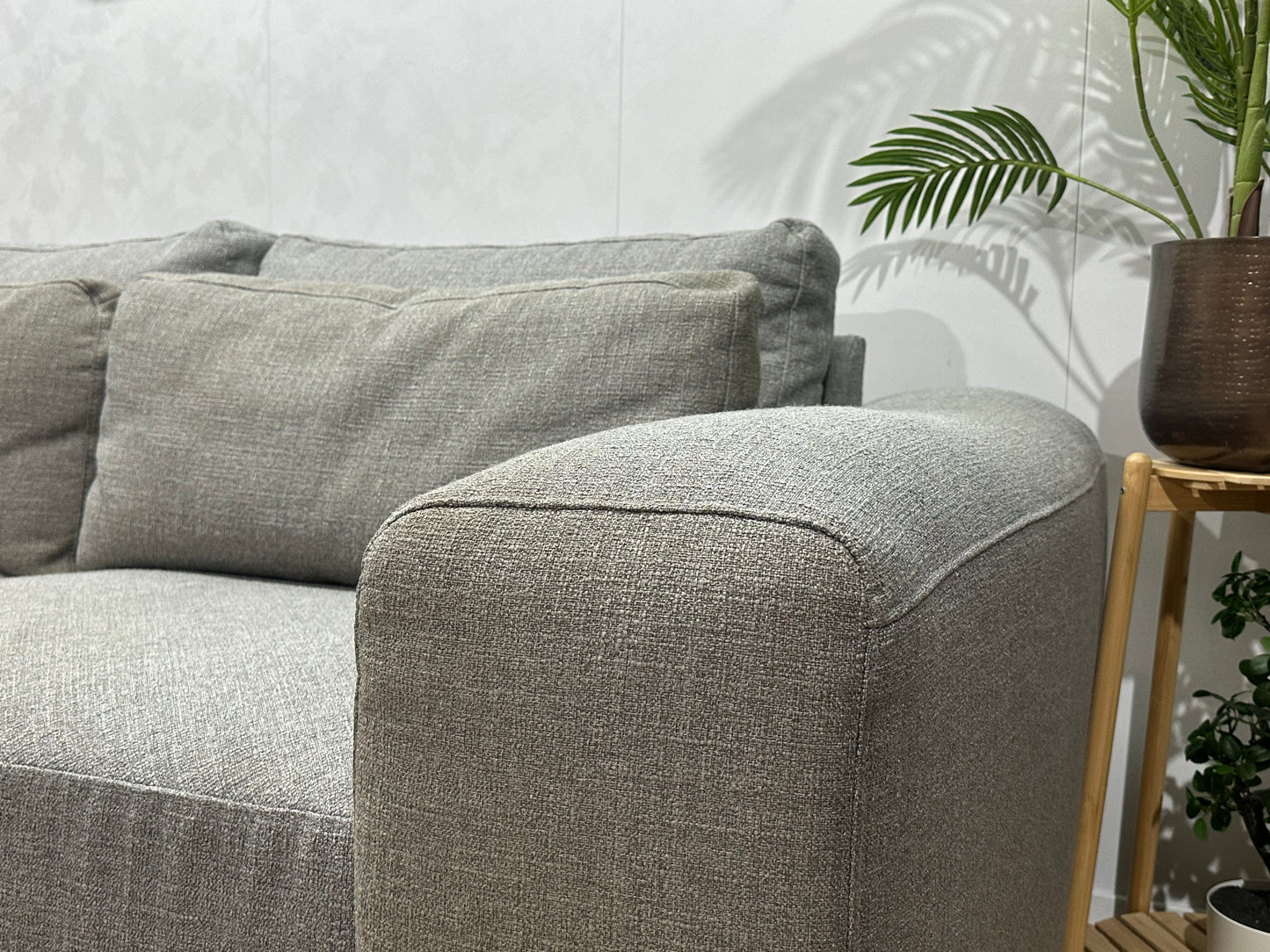 Montèl Grijze Ruime Hoekbank ~ Inruilvoordeel