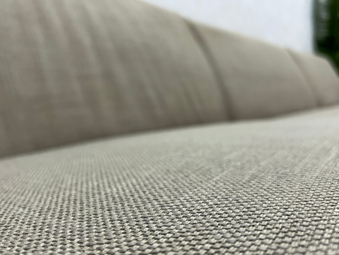 Beige 3-Zits Bank ~ Vaste Kussens