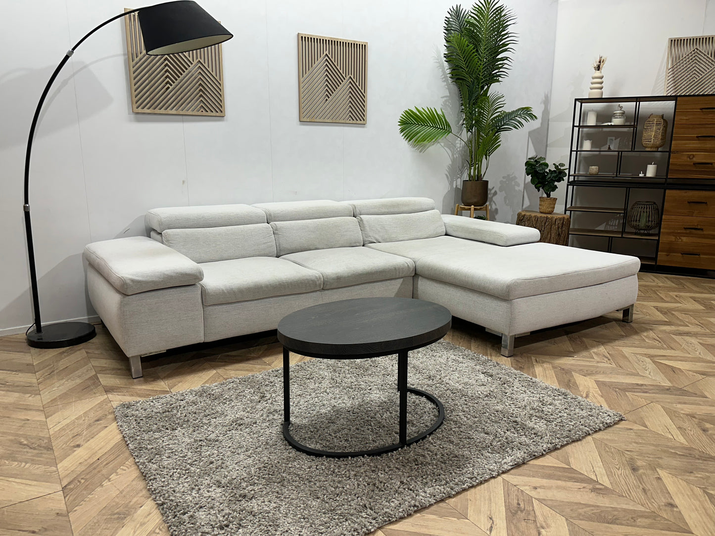 Licht Grijze Hoekbank ~ Inruilvoordeel