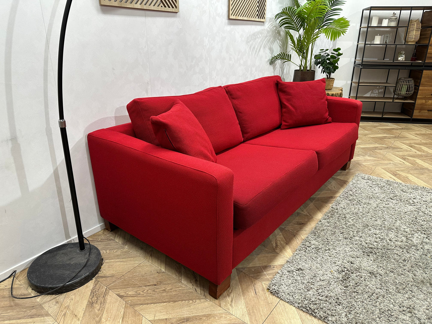 Nieuwstaat Topform Rode 2.5-Zits Bank