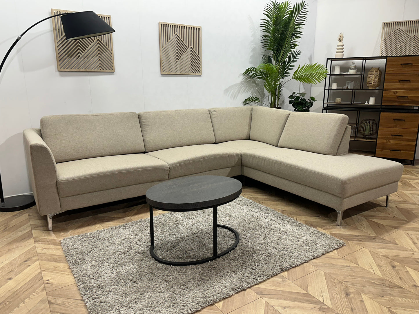 Beige Hoekbank ~ Inruivoordeel