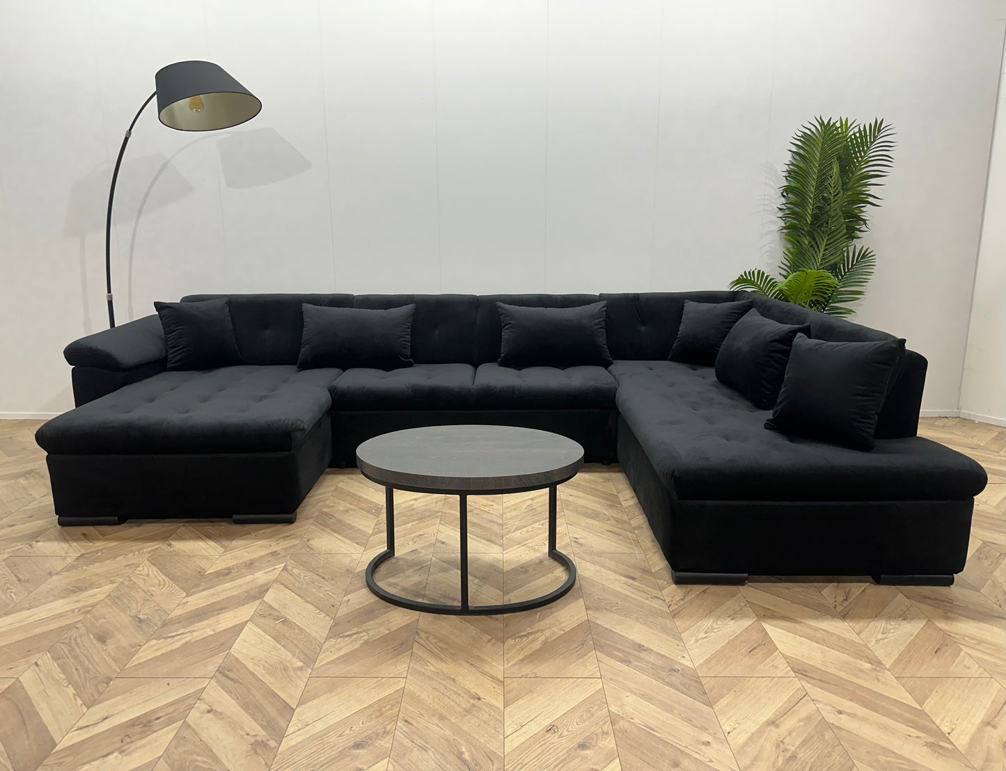 !Showroommodel! Zwart Velvet U Bank