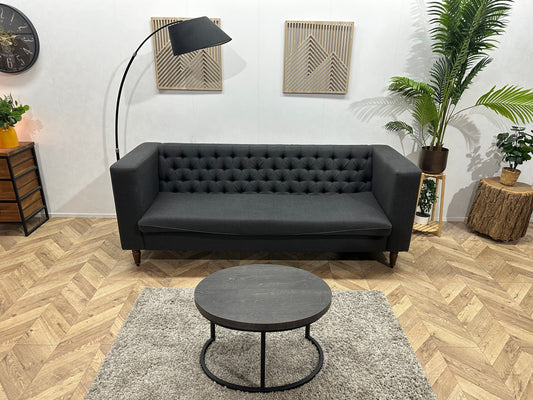 Antraciet Rechte Bank ~ Losse Zitkussen Met Afneembare Hoes