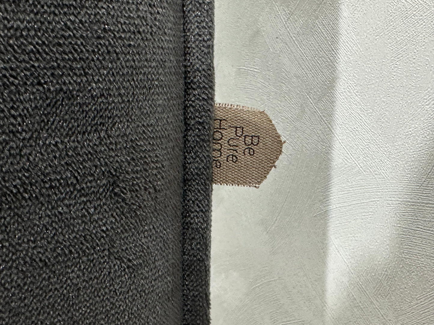 Be Pure Antraciet Velvet 2.5-Zits Bank Inc Hocker ~ Nieuwstaat