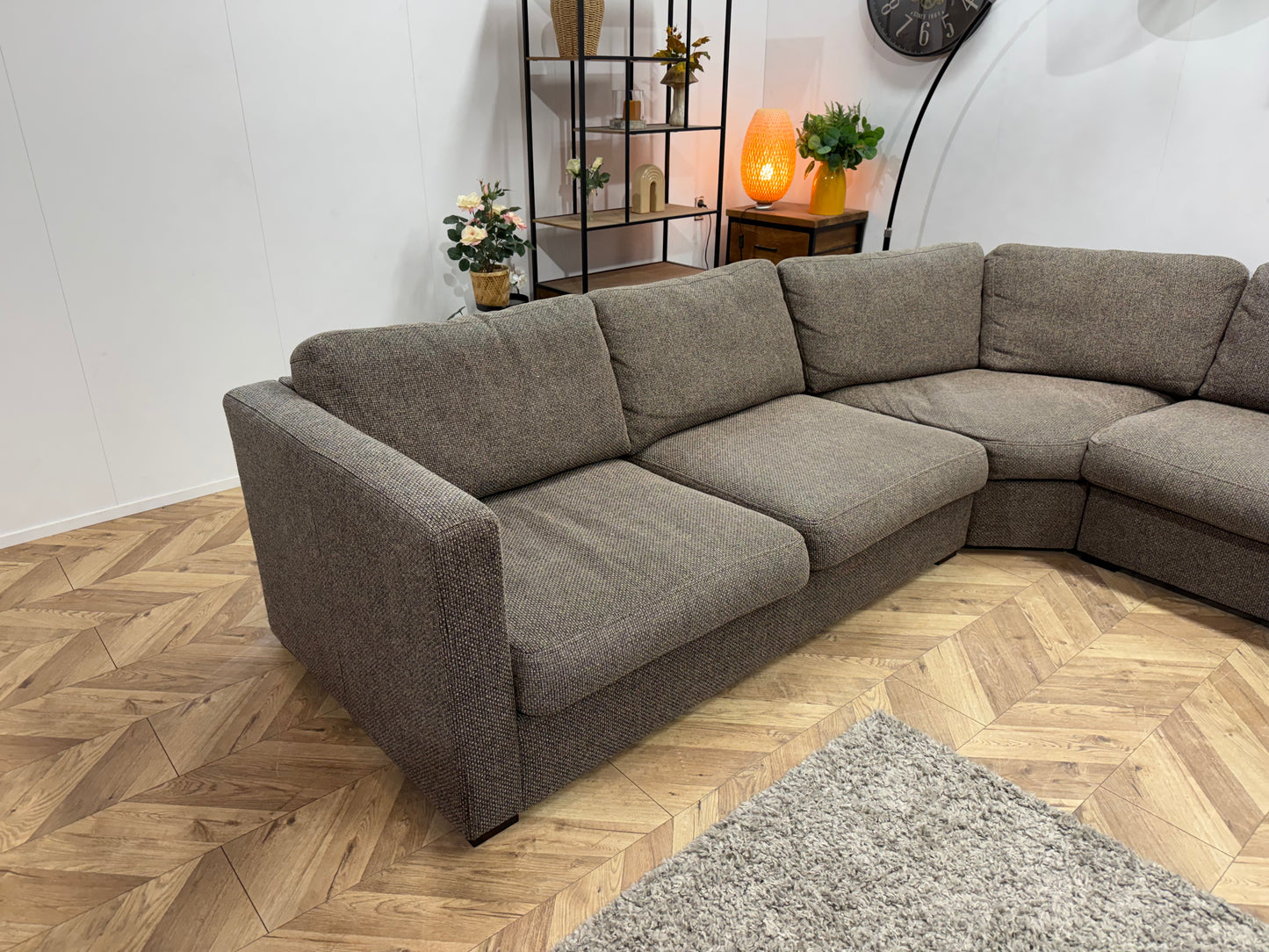 Bruine Stoffen U Bank ~ Losse Rugkussens