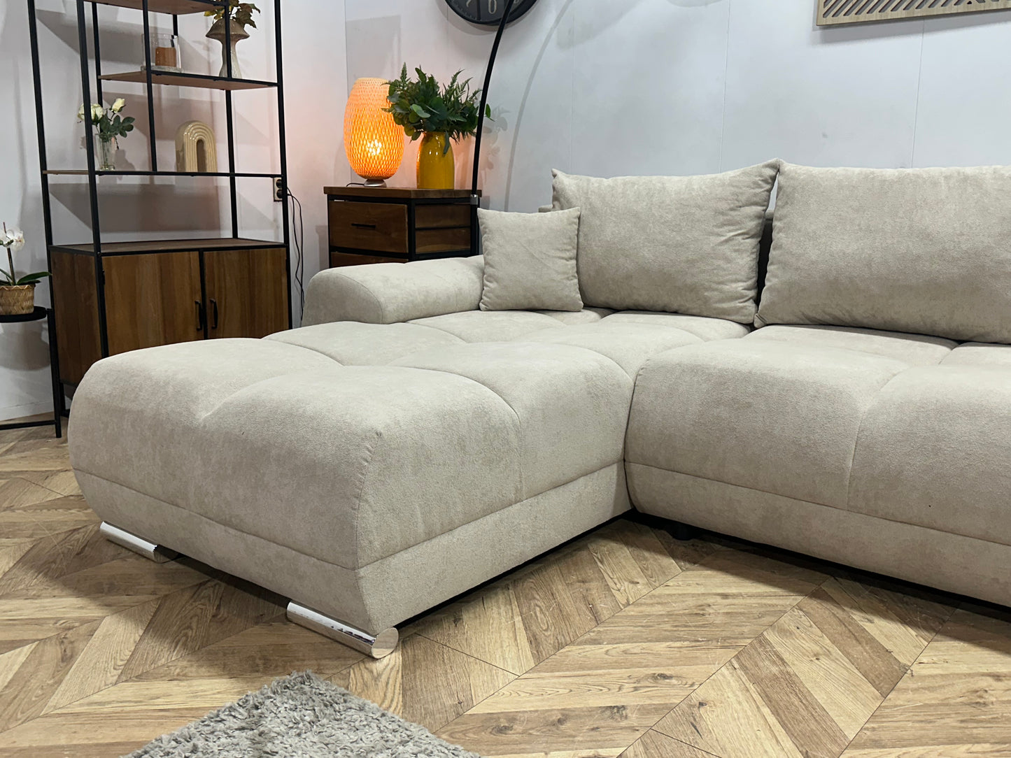 !Showroommodel! Crème Velvet U Bank