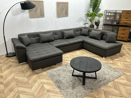 !Showroommodel! Antraciet U Bank