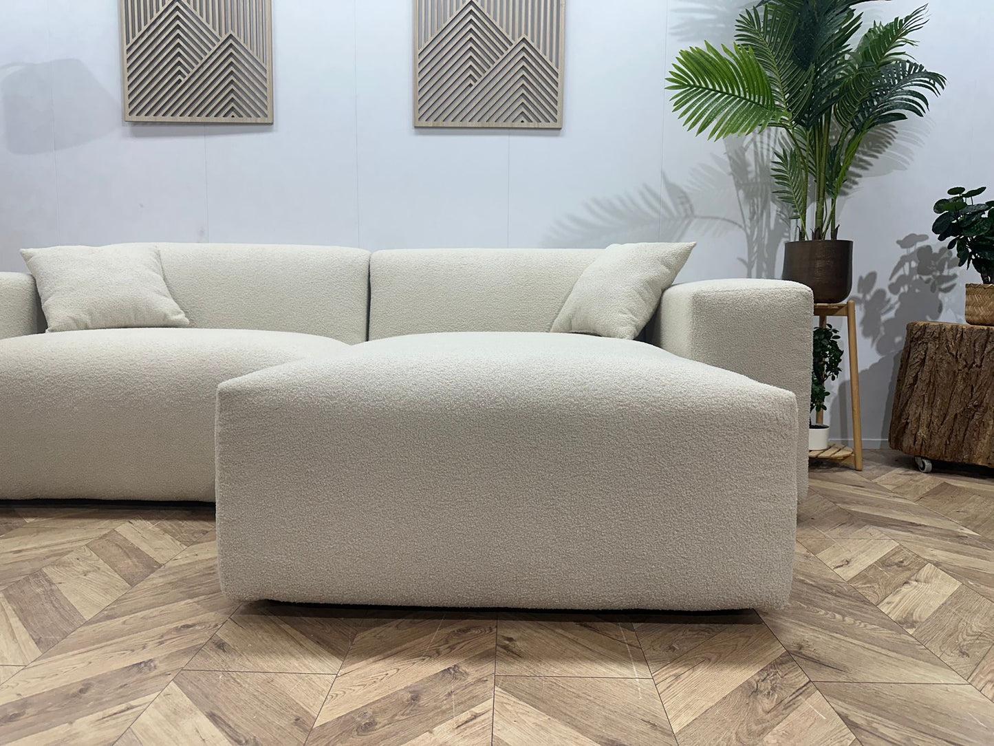 Hoekbank Den Haag Bouclé