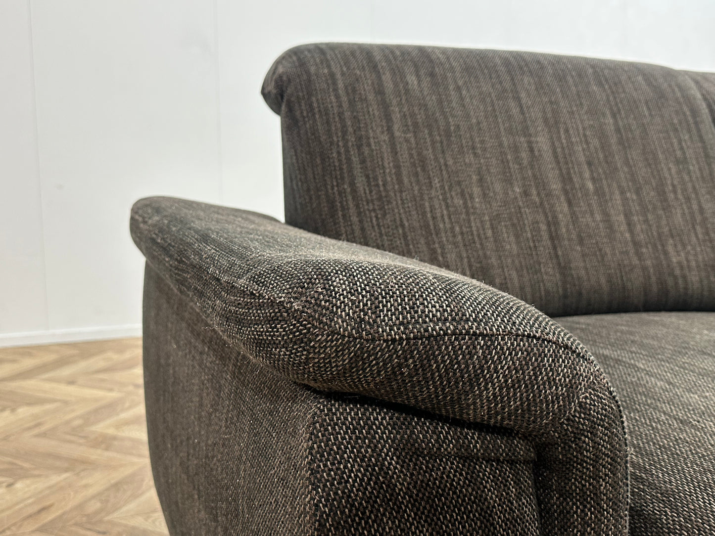 Bruine Hoekbank ~ Verstelbare Hoofdsteunen