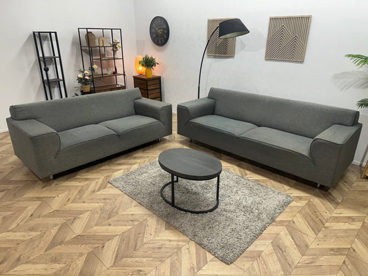 Grijze Banken Set ~ Vaste Kussens