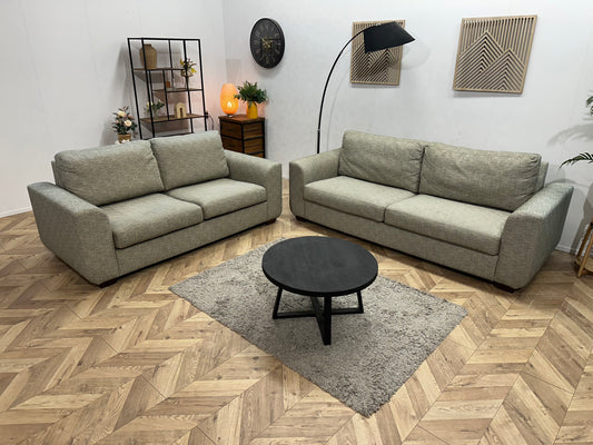 Grijze Banken Set ~ Losse Kussens Met Afneembare Hoezen