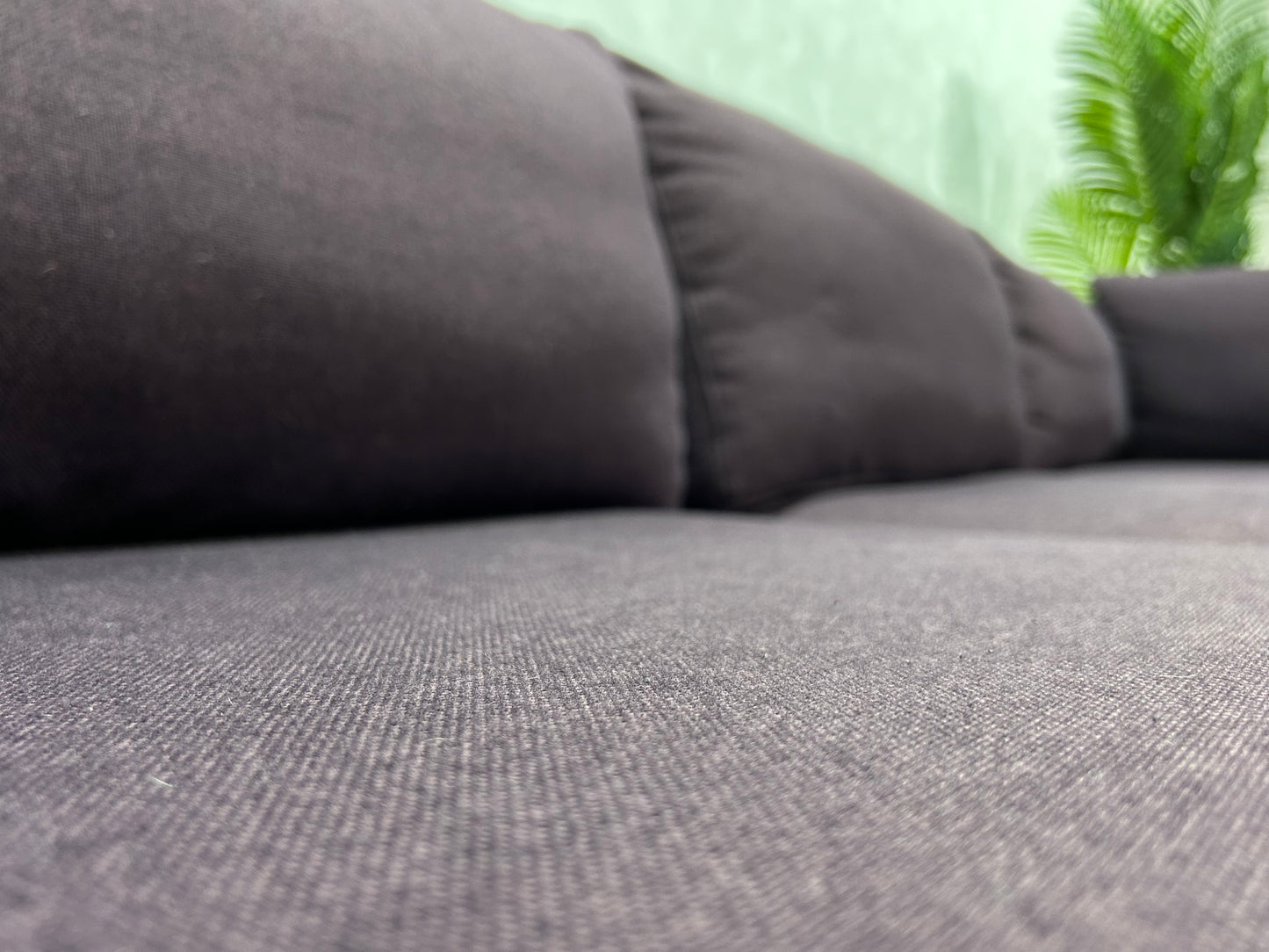 UrbanSofa Paarse Hoekbank ~ Inc. Hocker