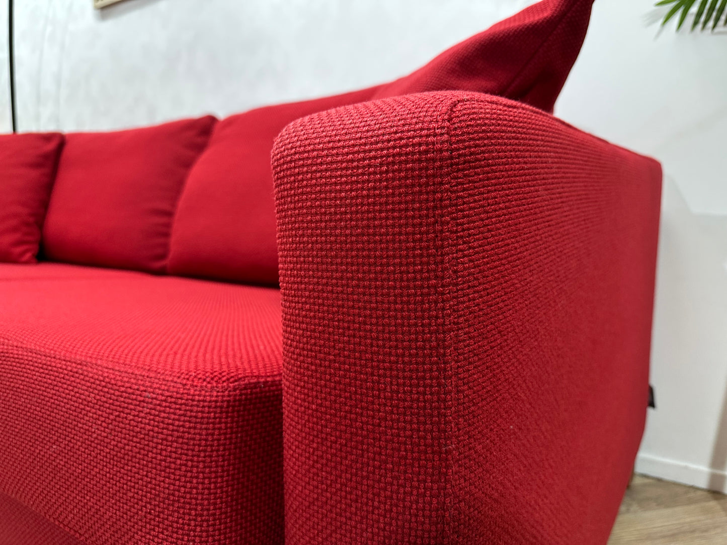 Nieuwstaat Topform Rode 2.5-Zits Bank