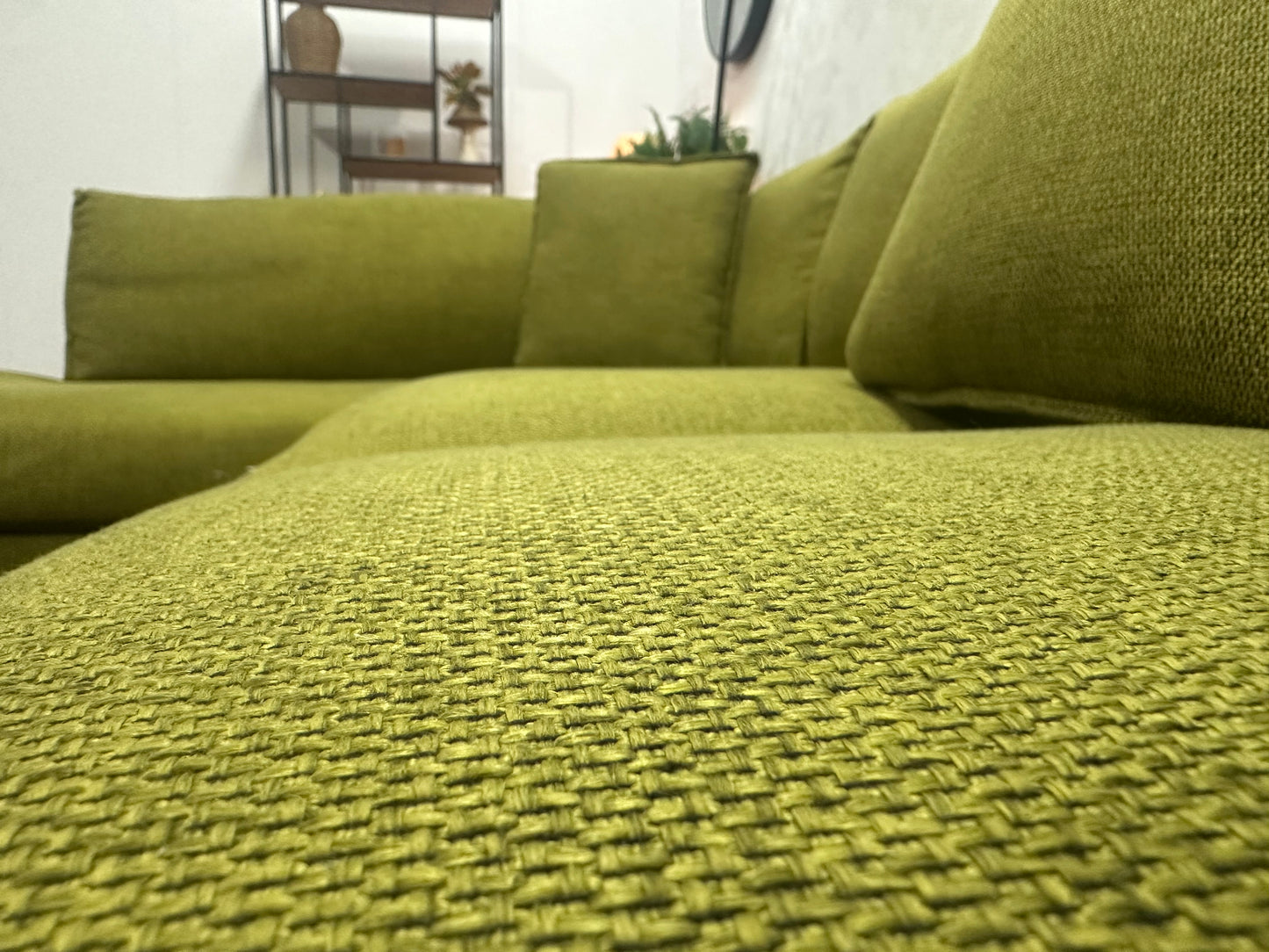 Goossens Groene U Bank ~ Losse Kussens Met Afneembare Hoezen