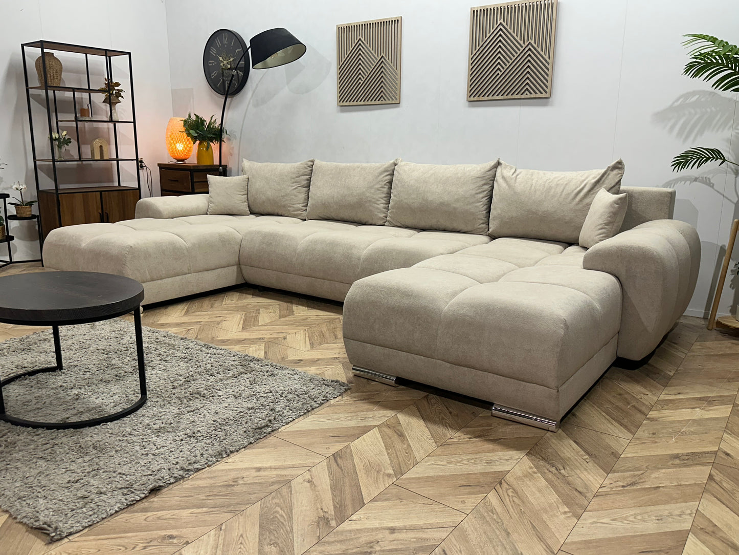 !Showroommodel! Crème Velvet U Bank