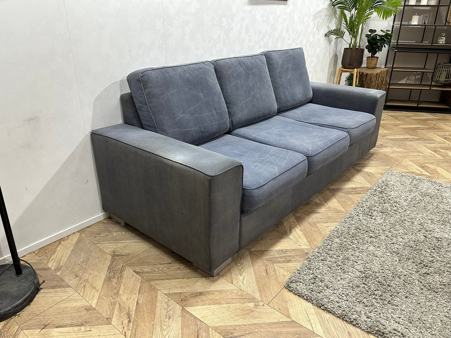 !Inruilvoordeel! Blauwe 2.5-Zits Bank