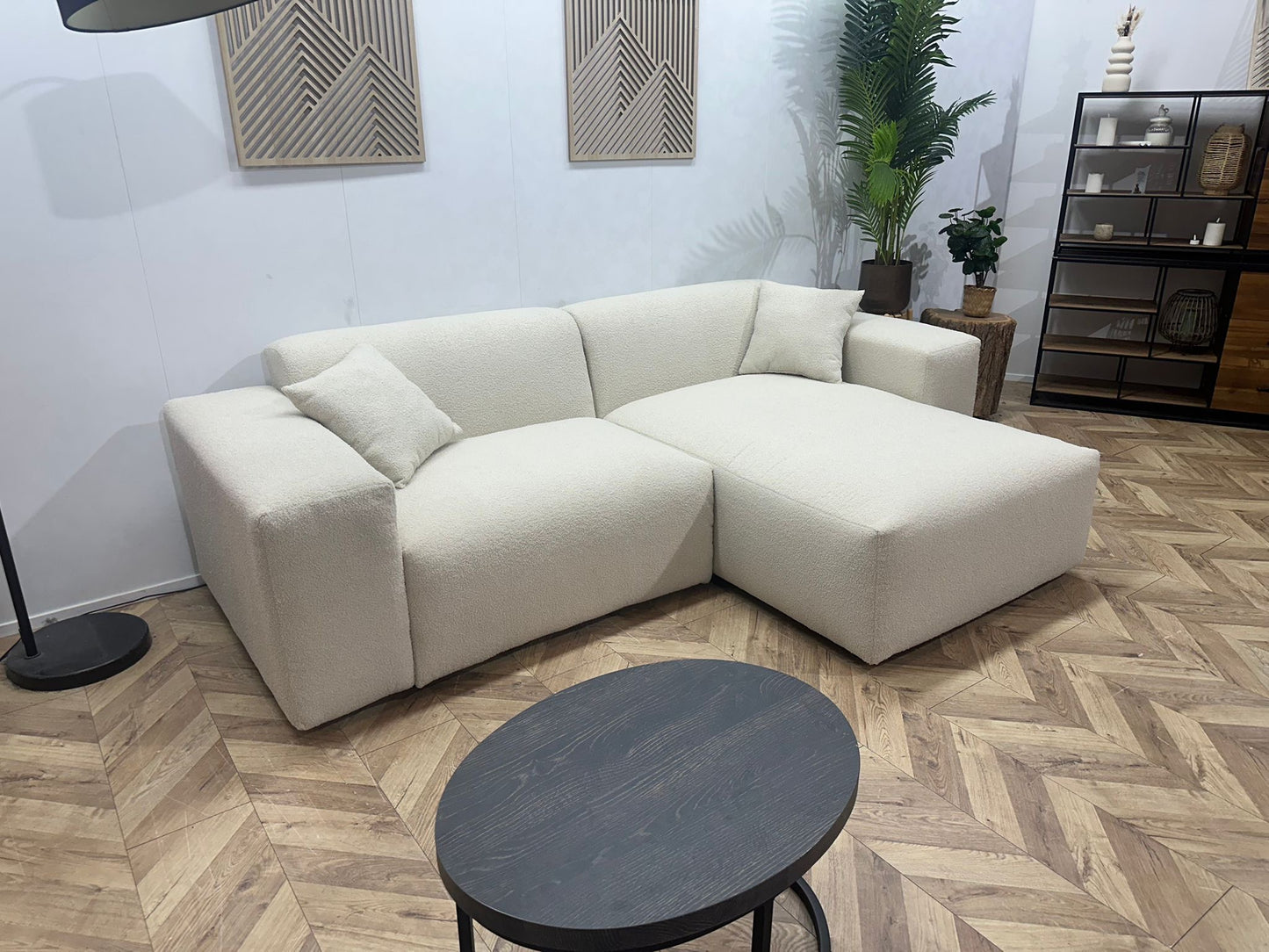 Hoekbank Den Haag Bouclé